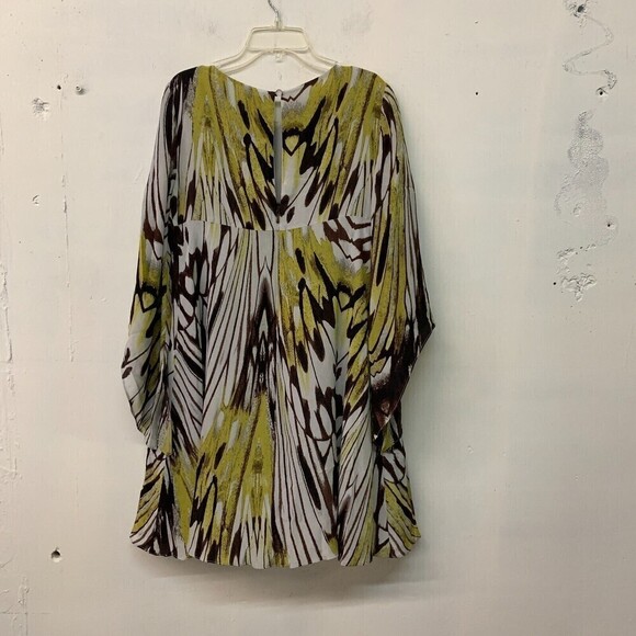 Leifsdottir Anthropologie Womens Size 0 Silk Sarita Swing Dress Cocktail Party - Picture 3 of 8